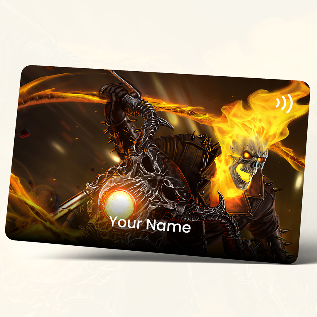 Marvel Theme - Ghost Rider PVC Card