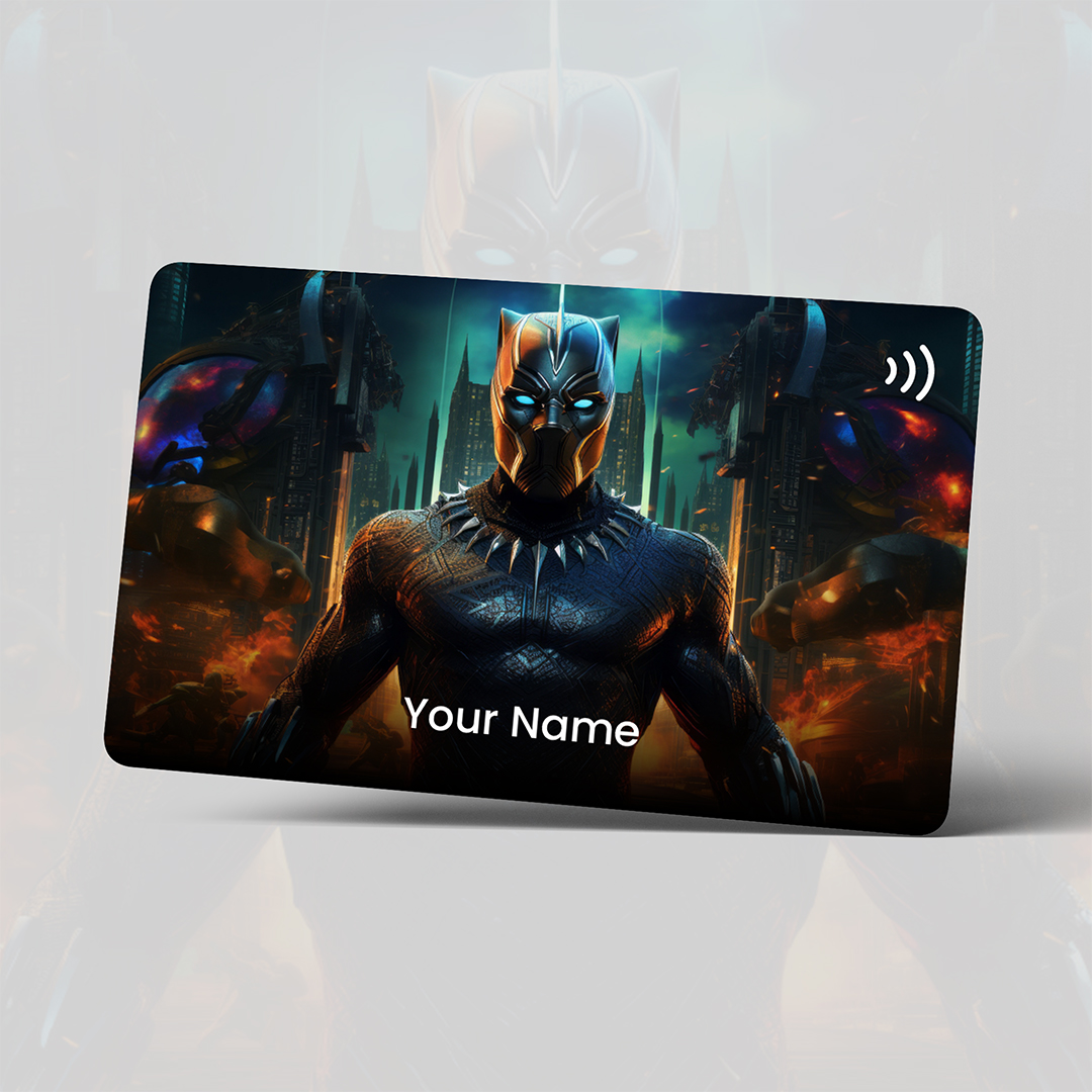 Marvel Theme - Black Panther PVC Card 4
