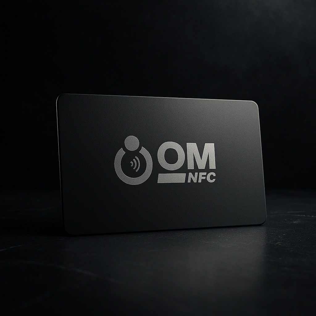 Matte Metal Black NFC Card