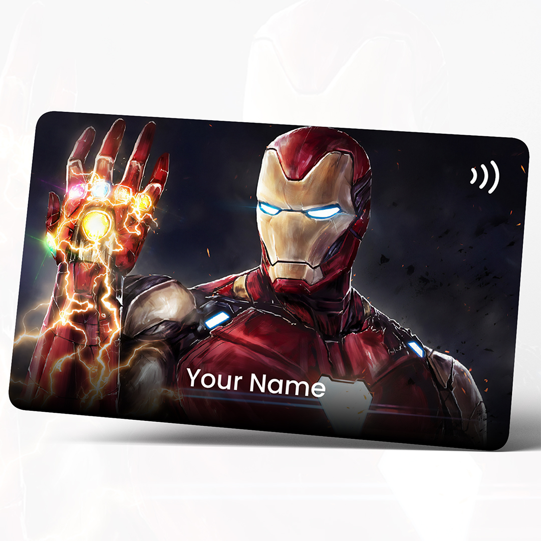 Marvel Theme - Iron Man PVC Card 1