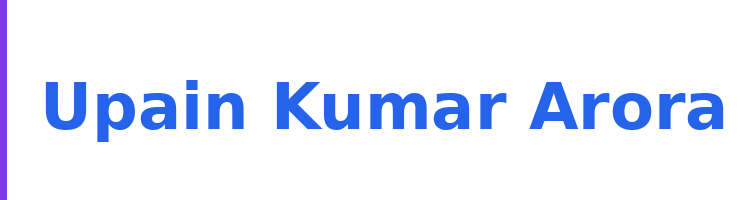 Upain Kumar Arora